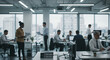 © Dun Dun - Modern Office Life: A Day in the City's Business Hub AI Generated