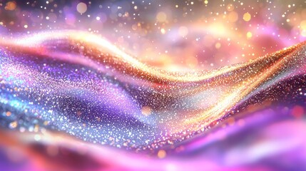 Wall Mural - Sparkling elements create a whimsical atmosphere ideal for holidays.