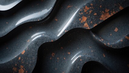 Poster - Stone marble with backdrop