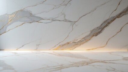 Poster - opulent golden counter marble pattern, marble stone backdrop for ceramic tiles