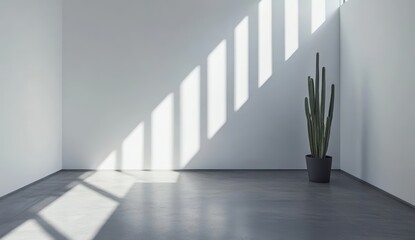 Poster - Empty room with shadows
