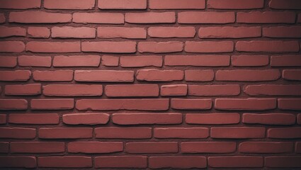 Leinwandbilder - Background featuring a tidy red brick texture wall