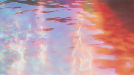 Wall Mural - colorful reflections on water