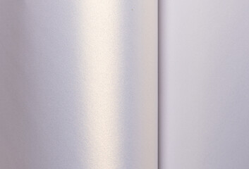 Fototapete - Background with satin paper texture. Glossy folded surface with pearlescent gradient in lavender, pale lilac, champagne. Shimmering premium finish, elegant glowing hues..