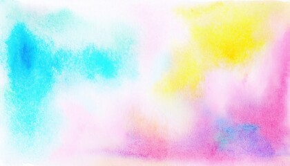 Poster -  vibrant pastel watercolor texture background for digital art, poster design, or stationery with soft color transitions
