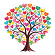 © setan cell - Colorful heart tree graphic