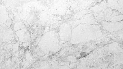 Leinwandbilder - White marble wall with some cracks. The wall is very smooth and shiny. White abstract natural background