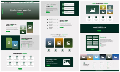 Wall Mural - new website ui design wireframe concept template for your design - vector illustration on white back