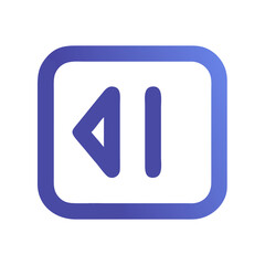 Poster - Pause Button Icon Representing Media Playback Control and Temporary Halt