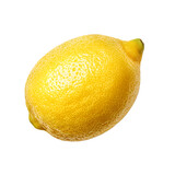 whole lemon on transparent background