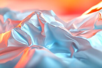 Fototapete -  Crumpled paper texture background vector, ideal for creative designs, giving a tactile and realistic handmade appearance