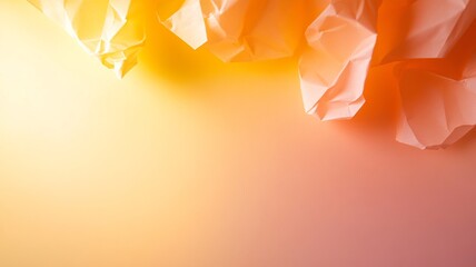 Fototapete -  Crumpled paper texture background vector, ideal for creative designs, giving a tactile and realistic handmade appearance