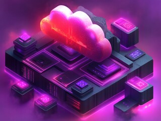 Aufkleber - Cloud Computing Technology and Infrastructure