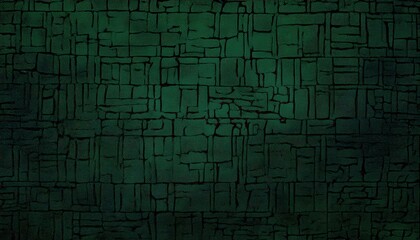 Aufkleber - ancient green stone wall texture for medieval game background, fantasy dungeon design, or 3d modeling reference

