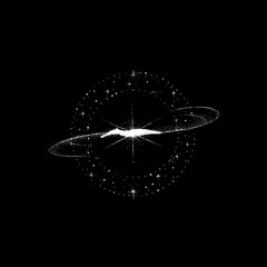 Wall Mural - celestial orb stardust and galactic core of excellence in splendor beyond compare with grace