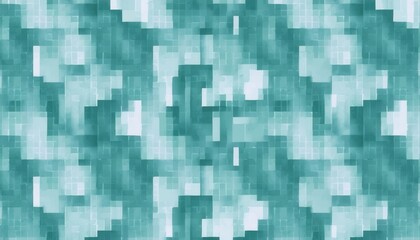 Leinwandbilder - abstract turquoise geometric square pattern background for digital design, web textures, wallpapers, and modern branding

