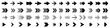 © dlyastokiv - Arrow icon set, arrow cursor collection, different arrow signs, black arrows icons