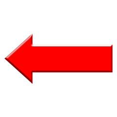 Wall Mural - red arrow sign