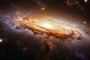 Wall Mural - Spiral galaxy image space nebula cosmic phenomena