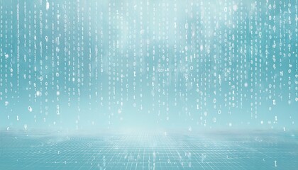 abstract digital binary code, computer matrix data falling numbers concept background, graphic resource