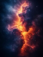 Wall Mural - exoplanet, other galaxies, sci-fi worlds, rings of debris surrounding a planet. universes. ai genera