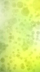 Wall Mural - looped baubbles on sunny green vertical blurred background.