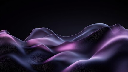 Poster - Abstract luminous texture over dark background with soft glowing purple hues creating a surreal vibe