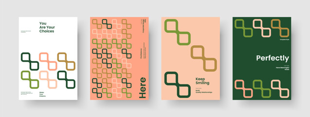 Wall Mural - isolated poster design. creative business presentation template. modern brochure layout. report. fly