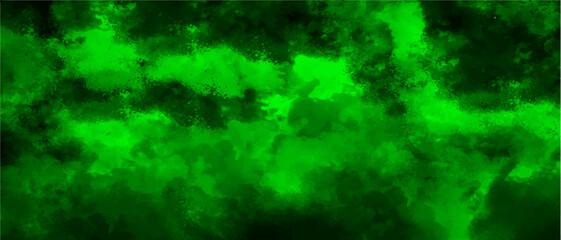Aufkleber - Abstract vivid background with cloud-like texture in intense shades of green and black. Old green paper background with marbled vintage texture. Dense, foggy atmospheric  with layered, nebula effect