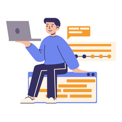 Illustration of Web Program Development 