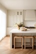 © Salander Studio - a serene organic modern kitchen bathed in soft natural colors