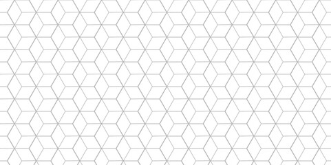 Vector grid metal gradient science web tech connection triangle diamond honeycomb hexagon art. Seamless pattern with hexagon square cube geometric pattern shapes grid metal element texture design.