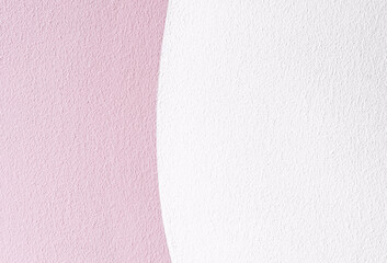 Aufkleber - Summer Background,Pink and White paint on concrete wall texture,Empty studio wall room with copy space for Product Present,Abstract background Backdrop of cement floor surface with bright colour paint