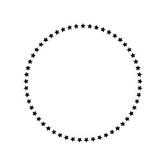 Poster - Stars in circle icons set. star icon. ornament stars. vector illustration