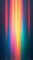 Poster - Abstract dark background of light with stripes of colourful rays moving from the center