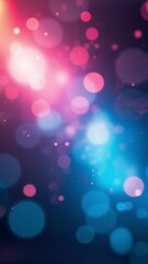 Aufkleber - Blur neon glow. Color light overlay. Fluorescent radiance. Defocused vibrant pink blue soft flecks texture on dark art empty space background