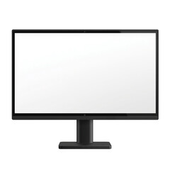modern computer monitor display screen technology mockup isolated on transparent background