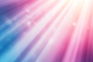 Fototapete - A captivating blend of soft glow and diffused light beams radiating in various colors against a light gray backdrop, offering a modern and dreamy aesthetic