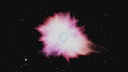 Wall Mural - Exploration of a vibrant nebula showcasing the beauty of deep space wonders