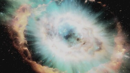 Wall Mural - Discover the wonders of space and the beauty of a cosmic phenomenon unfolding