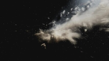 Wall Mural - experience the wonders of cosmic clouds drifting through the universes expanse