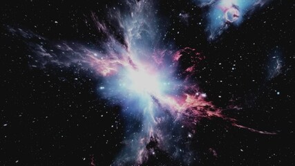 Wall Mural - Exploring the mysteries of the cosmos in vibrant celestial colors