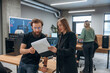 © standret - Exciting project, 3d printing. Designer team are together in the office