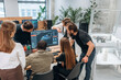 © standret - Exciting project, 3d printing. Designer team are together in the office
