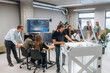 © standret - People are in the office by the 3d printer