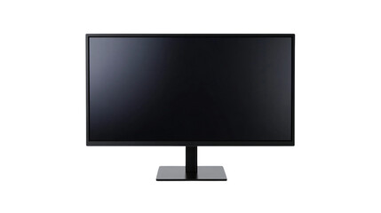 Professional Monitor Screen Isolated on White Background for Graphic Design and Technology Concepts