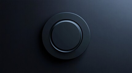 Aufkleber - Dark concentric circles creating abstract background design