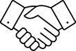 © FATEMA - handshake between two businessmen
