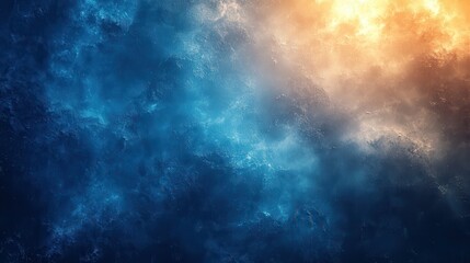 Poster - blue white color gradient rough abstract background shine bright light,glow template empty space grainy noise grungy texture,photo stock