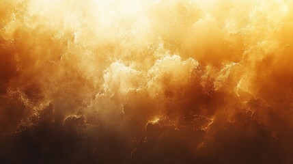 Poster - brown ash golden yellow beige cream champagne vanilla sepia white abstract background color gradient light pastel dusty pale soft shade luxury vintage elegant glitter shimmer blank template design